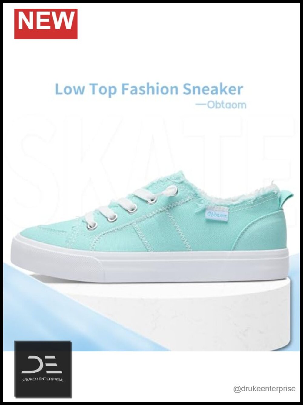Women's Canvas Slip-On Fashion Sneakers - Breathable Comfort - Picture 1 of 5